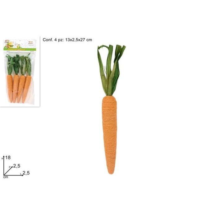 CAROTA CORDONCINO 18CM SET 4PZ